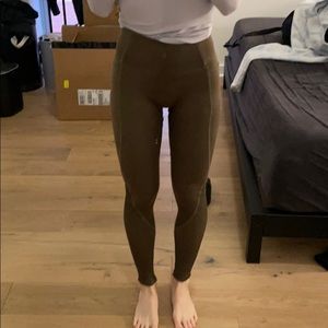Free people army green legging